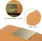 SANZIE Luxury Leather Desktop Storage Small Catchall Organizer Decorative Tray