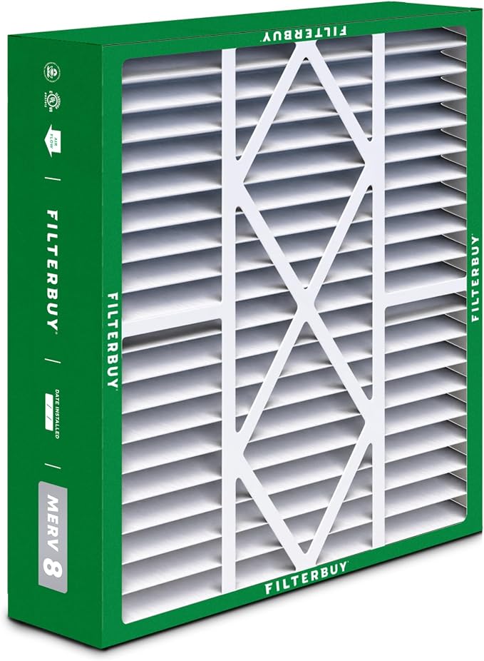 Filterbuy 20x20x5 Air Filter MERV 8 Essential Dust & Allergy Defense, Pleated - Image 8