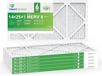 14x25x1 Air Filter 6 Pack, Durable MERV 8 Pleated Home HVAC AC Furnace Filters - Image 3