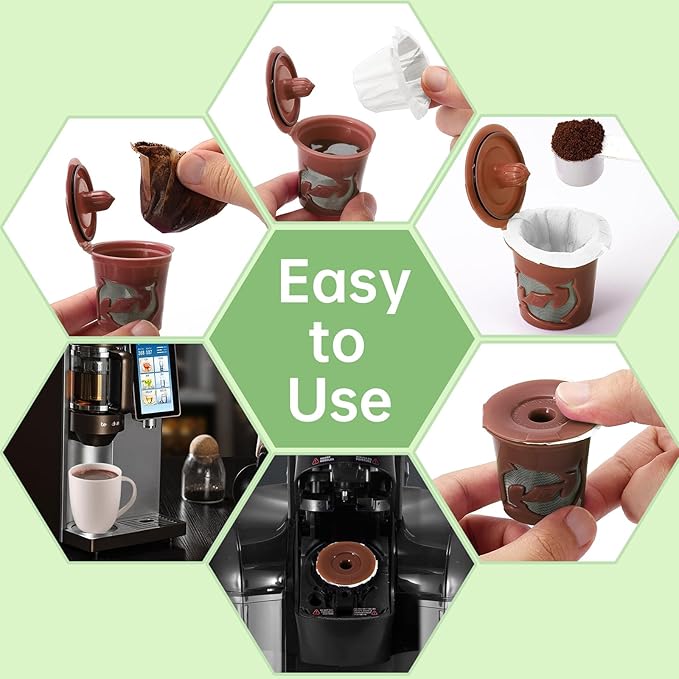 Aussen Disposable Coffee Paper Filters Replacement Kerig Filter Fit All Keurig - Image 4