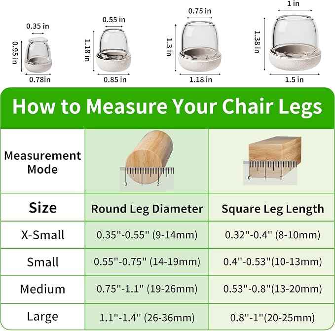 24PCS Clear Chair Leg Floor Protectors, Round Felt Furniture Pads