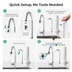 iSpring CKC1-PB 2.5" x 10" Countertop Water Filter, SGS-Tested, Odors. THMs - Image 5