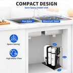 WINGSOL Integrated Reverse Osmosis Water Filter, NSF/ANSI 42/53/58, Dual Outlet - Image 9