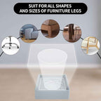 Furniture Coasters 8 Pcs 2”- Furniture Caster Cups Non Slip Furniture Pads