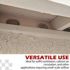 2-Inch Round Open Screen Vent, Mill Finish, 12 Pack - Image 6