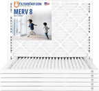 Filters Fast 12x12x1 Air Filter MERV 8, Made in the USA, Actual Size: by FiltersFast