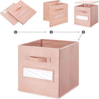 artsdi Fabric storage cubes 11 Inch Cube Storage Bin, Cube storage