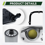 YEEDO 45RFE 545RFE 68RFE Transmission Filter Oil Pan Gasket Kit Fit - Image 3