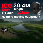 XtremepowerUS Backwash Hose Extra Heavy-Duty Pool Drain Hose 2" x 100 ft – 47 - Image 6