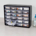 Akro-Mils 24-Drawer Plastic Drawer Storage Cabinet - Image 9