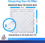 Filter King 19.5x23.5x2 Air Filter | 4-PACK | MERV 8 HVAC Pleated A/C Furnace - Image 2