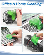 Car Cleaning Gels 3 Pack, Clean Putty Dust Cleaner Kit, Auto Detailing Tools - Image 3