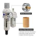 Air Pressure Regulator with Pressure Gauge, Water Separator - Image 4