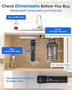 Waterdrop 15UA-UF 0.01 μm Ultra Filtration Under Sink Water Filter System - Image 5