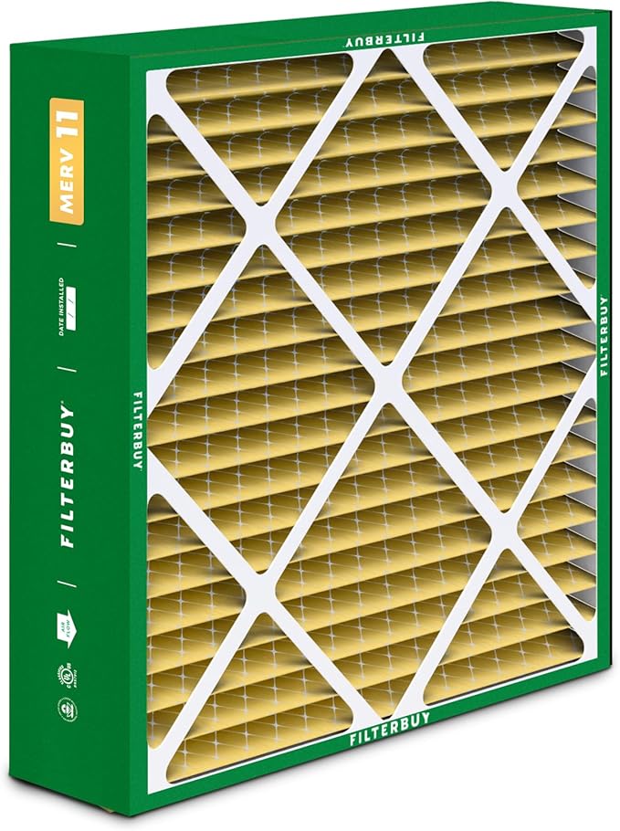 Filterbuy 19x20x5 Air Filter MERV 11 Superior Pet & Allergy Defense, Pleated - Image 9