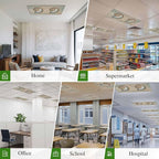 Fluorescent Light Covers for Ceiling Lights Shell Conch Magnetic Light Filters - Image 6