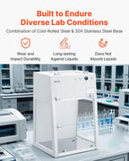 VEVOR Laminar Flow Hood, 20.08 x 20.47 x 23.62 inch Working Area Portable Clean - Image 4