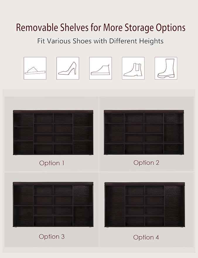 DINZI LVJ Shoe Storage Bench