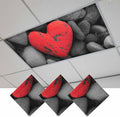 Fluorescent Light Covers for Ceiling Lights Love Heart Stone Magnetic Light by Home+L6