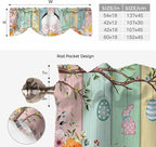 Easter Tie Up Valance Curtains for Windows, Kitchen Curtains Window Shades - Image 6