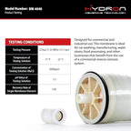 Hydron BW-4040 Reverse Osmosis Membrane – 4" x 40", 2400 GPD | High Performance - Image 4