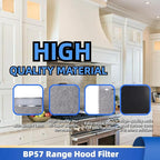 BP57 Range Hood Filter with Light Lens 11-3/8 x 11-3/4 In 1-Pack Stove Hood - Image 4