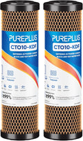 1 Micron 2.5" x 10" Whole House CTO Carbon Water Filter Cartridge Replacement by PUREPLUS