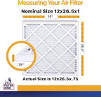 Filter King 12x26.5x1 Air Filter | 6-PACK | MERV 13 HVAC Pleated A/C Furnace - Image 2