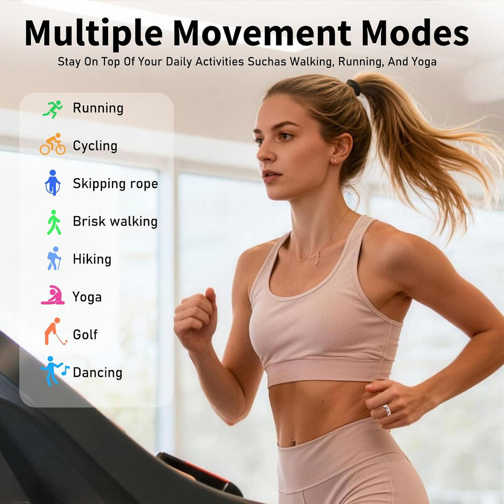 Smart Ring for Women Fitness Ring, No Subscription Fee Enamel Rose