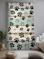 Sheer Curtains 108 Inches Long, Sage Green Beige Farmhouse Semi Sheer Curtains - Image 2
