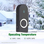 AIDA Lighted Wireless Doorbell, Home Waterproof Doorbell 1, 000ft Range