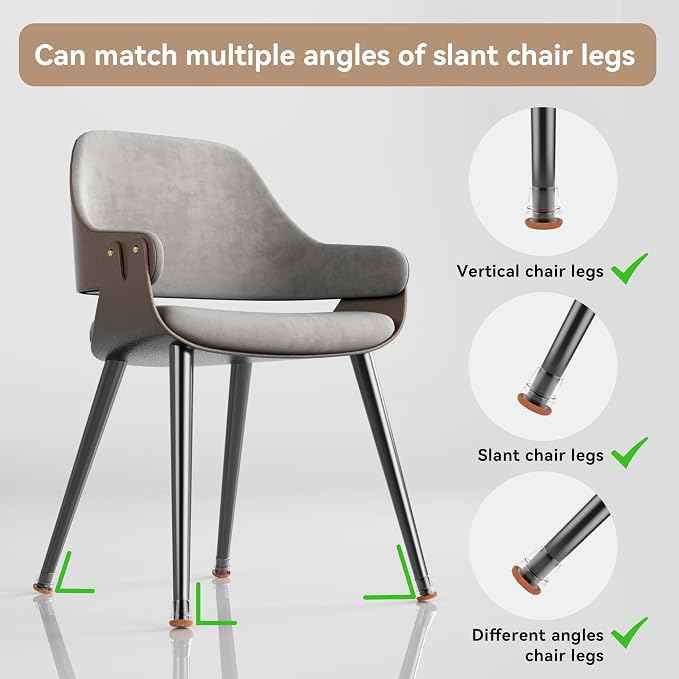 24PCS Upgraded Silicone Chair Leg Floor Protectors