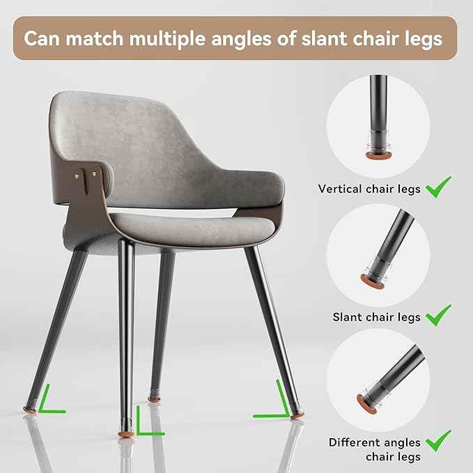 24PCS Extra Small Chair Leg Floor Protectors