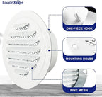 4 Inch Round Air Vent Covers, LouanXpert Stainless Steel Soffit Vent Covers - Image 3