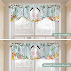 Easter Bunny Tie Up Valance Curtains - Image 5