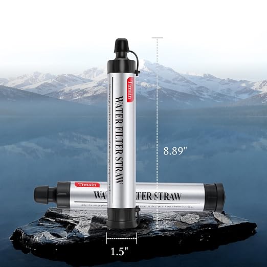 Timain 4-Stage Filtration, High Flow Rate Water Filter Straw, Water Purifier - Image 2