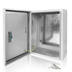 Electrical Box 20 x 16 x 6 Inch Indoor Outdoor Electrical Enclosure Box Steel by Fsehyue