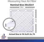Filter King 20x22x1 Air Filter | 4-PACK | Carbon MERV 8 HVAC Pleated A/C - Image 2