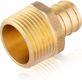 50-Pack EFIELD 3/4-inch Pex Crimp Fittings, 3/4 Inch x 3/4 Inch NPT Male NPT by EFIELDPEXTUBING