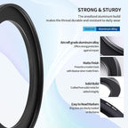 55-82mm Step-Up Ring Adapter, 55mm to 82mm Step Up Filter Ring - Image 5