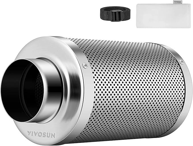 VIVOSUN 8 Inch Air Carbon Filter Smelliness Control by VIVOSUN