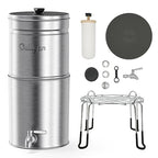 Culligan MaxClear 2.25 Gallon Gravity Water Filter System, Brushed - Image 7