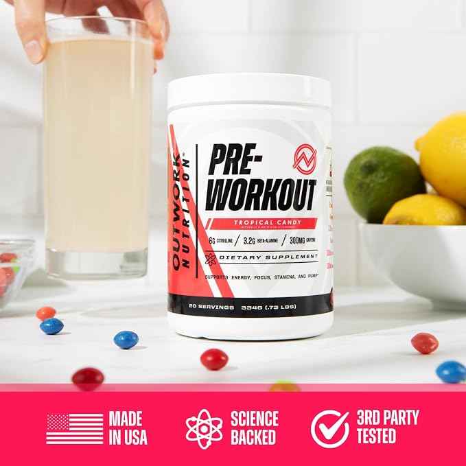 Outwork Nutrition Preworkout for Men & Women