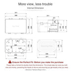 QILIPSU Waterproof Junction Box IP67 Outdoor Plastic Electrical Project - Image 6