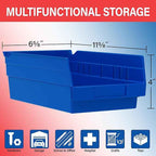 Akro-Mils 30130 Plastic Shelf Bins, Heavy Duty Storage Bins