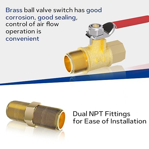 NEWPO 1/2" NPT 3 Stage Air Drying System, Air Dryer - Image 8