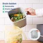 Blue Ginkgo Kitchen Compost Bin – Filter-Free, Odor-Tight Countertop Food Waste - Image 5
