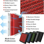 DNA Motoring AFPN-096-RD Clean Air Washable Drop In Panel Air Filter Fit 2.5L - Image 6