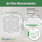 18x18x1 Air Filter 4 Pack, Durable MERV 8 Pleated Home HVAC AC Furnace Filters - Image 2