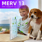20x20x1 MERV 13 Pleated Air Filter MPR 1900 & FPR 10, Furnace Air Filters - Image 2